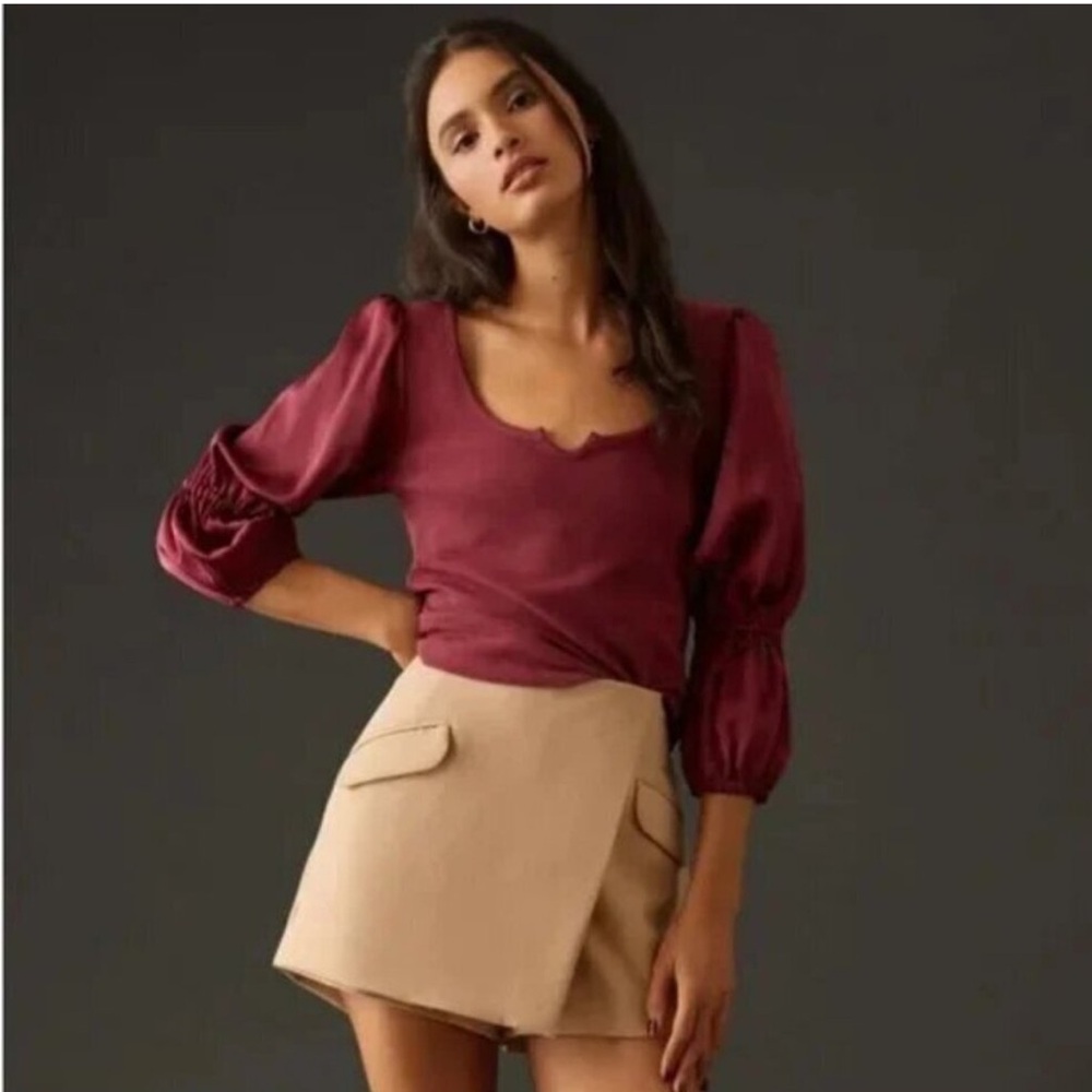 NWT Maeve Bell Sleeve Blouse Shirt